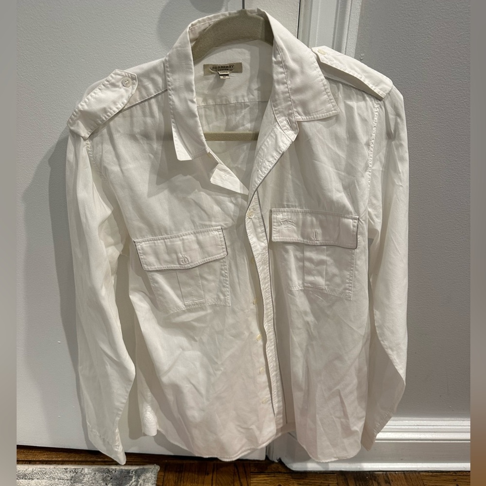 Burberry London men shirt size m. Mint condition